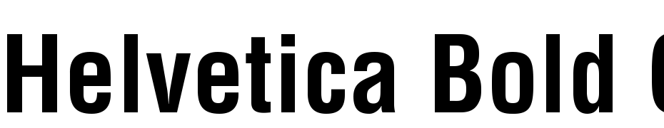 Helvetica LT Std Bold Condensed Polices Telecharger